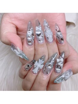 ベティネイル アイラッシュ(Betty Nail)/ビッグクロムクリアネイル☆