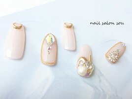 キラキラパーツもりもりnail