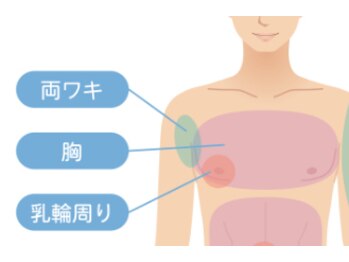 ボス 鈴鹿店(BOSS)/【メンズ脱毛/上半身乳輪周り】