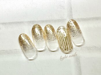 ライト ネイルズ ニシノミヤ(light nails NISHINOMIYA)/ワンポイントアート☆