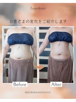 エバンス ノット(Evans knot)/【お腹くびれ美人コース】