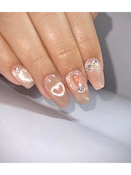 アラマンダ ネイル(Allamanda Nail)/~バレンタインマグネット~