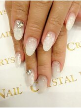 クリスタルネイル ボンベルタ橘店(CRYSTAL NAIL)/ホログラデ