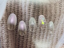 シエルネイルスタジオ 新宮店(Ciel nail studio)/【7500円】パールラメネイル