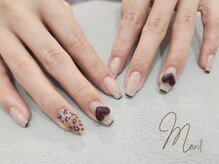 マニル アンド ネトラ(manil & netola)/ブラウン×レオパード