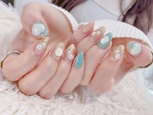 ラルネイル 大宮(Lull. nail)/#推しカラー#推活#ニュアンス