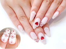 ネイルコレクション ベビーピンク(Baby Pink)/ジェル定額￥8990★ハートネイル