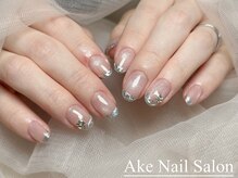 アケネイル 錦糸町店(Ake Nail)/ガラスフレンチ/ちゅるんとマグ