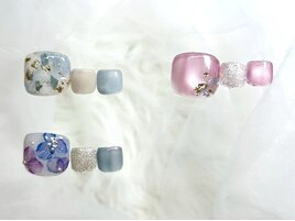 フットネイル☆定額デザイン