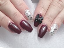 エネ(Ena)/持ち込みネイル リボンネイル