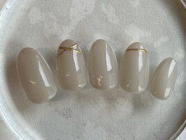 シンプルデザインネイル