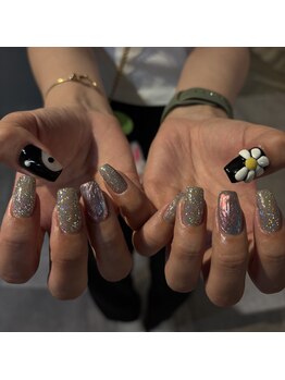 粘土ジェルでフラワー