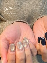 オンドットネイルサロンバイティントプラス(on. nailsalon by tint+)/9980円デザイン×ワンカラー