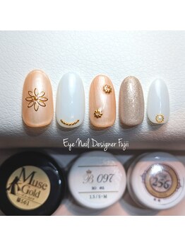 アイネイルデザイナーフジイ(Fujii)/メタルフラワーネイル