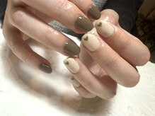 デューネイルスタジオ(dew nail studio)/アシメ ハート