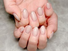 ブリスフルハピネス(Blissful happiness)/シンプルフレンチラインネイル