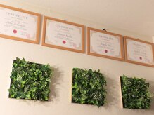 頭眠/全スタッフ資格取得済みです！