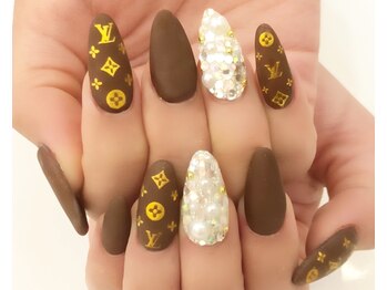 ネイルサロン ネイルズゴーゴー 渋谷店(NAILSGOGO)/ヴィトンネイル ブランド 渋谷