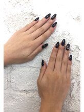 プライズアイリス アイラッシュ 池袋東口店(prize Iris eyelash)/ブラックワンカラーネイル