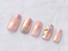 ネイルサロン ソウ 京橋店(Nail Salon Sou)/ピンク×オーロラ