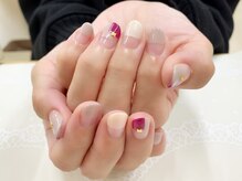 プルミエ ネイル(Premier Nail)/ブロックフレンチ★定額デザイン