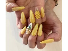 ピンクベリー 岡町店(Pink berry)/夏ネイル