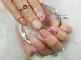 ふわふわシアーネイル