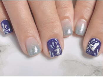 自爪育成ネイルアート