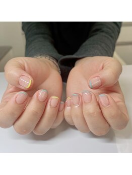 ワンカラーとフレンチ