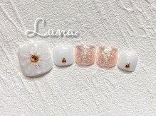 ネイルアンドまつ毛エクステ ルーナ イオンモール東久留米店/フット定額10500円