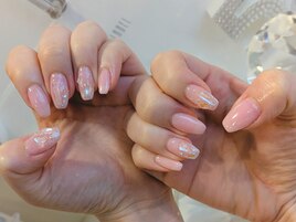 ちゅるんオーロラネイル