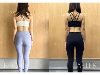 トゥーユージム 調布店(toyou...GYM)/お客様〈BEFORE→AFTER〉