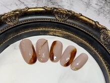 グリッター(GLITTER)/べっ甲ネイル