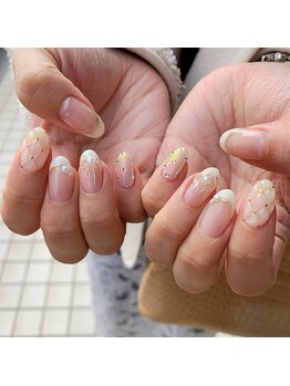 Mネイルアンドカフェ シェレステ/いまっぽネイル◎