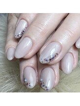 ヘアーアンドネイル ルシア(Hair&Nail Lucia)/可愛いらしいお花のシール♪