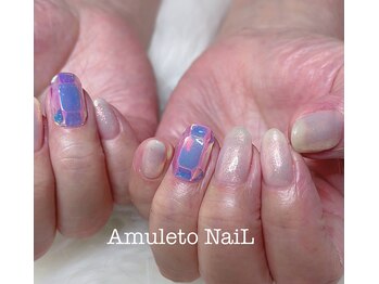 アムレート ネイル 蕨(Amuleto NaiL)/氷宝石ネイル&琥珀糖ネイル