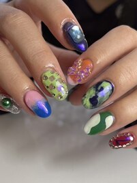 個性派ネイル