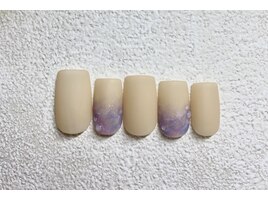 紫陽花カラーニュアンスネイル