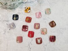 ネイルアトリエ ニジイロ.(nijiiro.)の雰囲気（フット春のキャンペーン♪親指アート2本付¥6500足元から美しく）