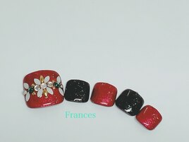 フット　クリスマスネイル