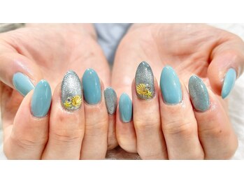 ネイル シスター(nail sister)/ブルー×マグネットネイル