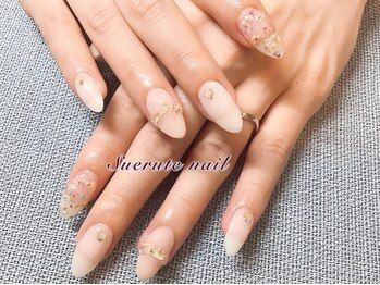 スエルテ ネイルサロン 北千住店/押し花リングネイル ¥8000