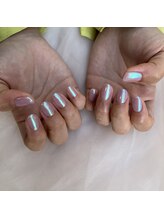 Mネイルアンドカフェ シェレステ/オーロラミラー♪