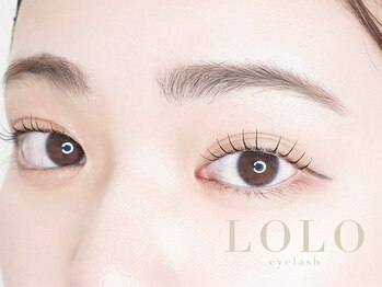 ロロ 梅田中津店(lolo)の写真/クルンと上向きまつげ×透けるような明るい瞳で視線をクギヅケ☆【まつげパーマ¥2900/パリジェンヌ¥3900】