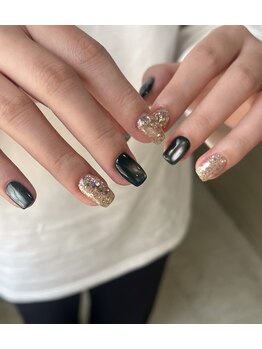 岩崎施術　マグネットラメアート