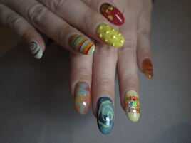 個性派ネイル