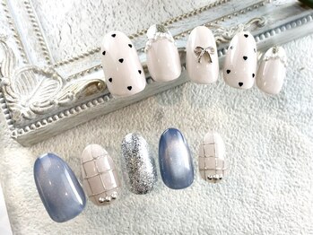 レアレアネイル(Lealeanail)の写真/【大人気★定額60分コース】高技術で美爪ネイル♪自爪に優しい《パラジェル×フィルイン》でオシャレ格上げ