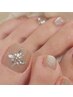 【フットデザインネイル】　¥8000