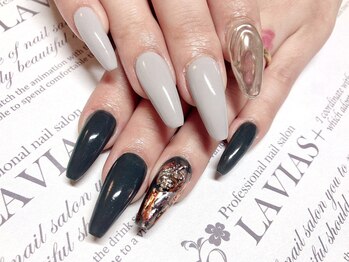 ラヴィアスプラス(LAVIAS+)/スカルプ☆ワンカラ-+アート2本