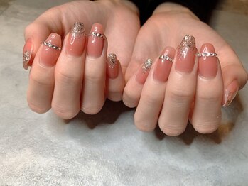 エンジェリック カラーズ(Angelic colors)/キラキラストーンネイル☆